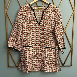 Tory Burch Linen Tunic